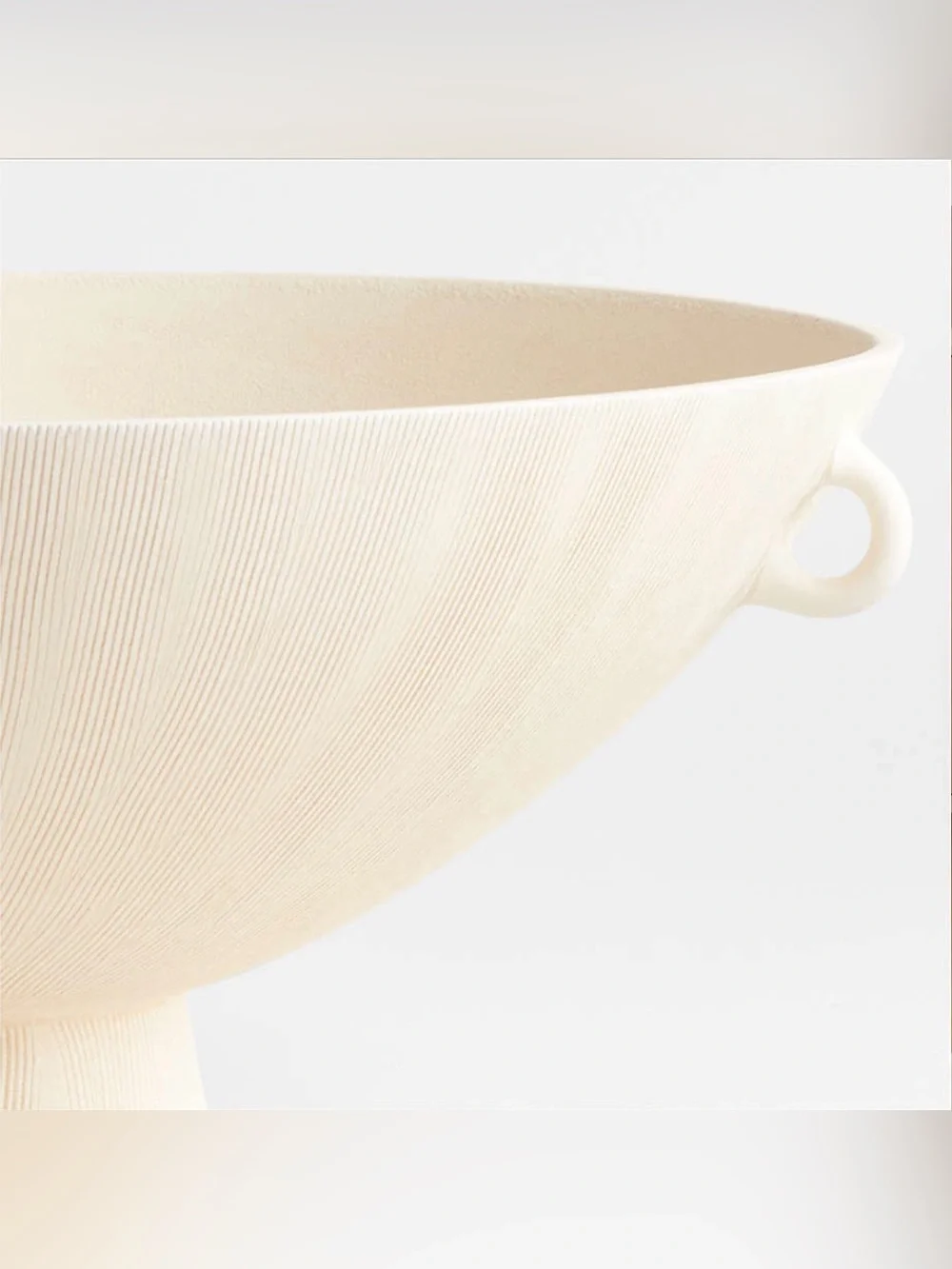 Bol Délicat White Footed Centerpiece Bowl by Athena Calderone